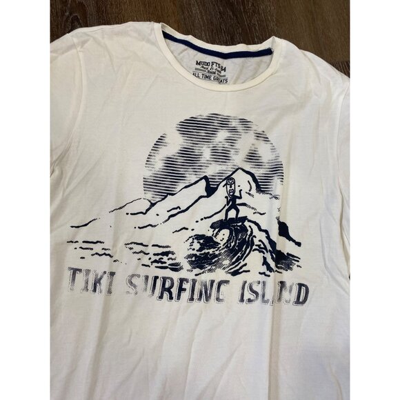 Mudo FTS 64 All Time Greats Graphic Print Womens  XL Shirt- Tiki Surfing Island - Picture 2 of 6